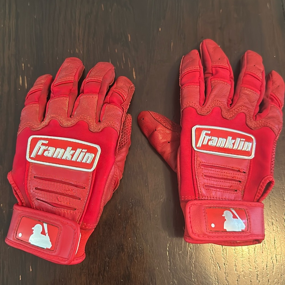 🔥🔥USED Franklin baseball gloves. Youth Medium Chrome Series🔥🔥